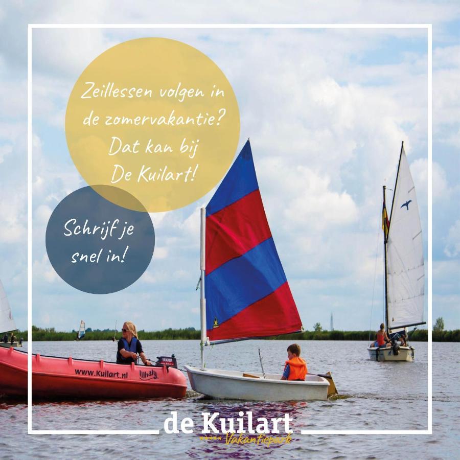Stacaravan Op 5 Sterren Vakantiepark De Kuilart Friesland Aan Het Meer Met Zwembad 5P 237 Koudum Exteriér fotografie