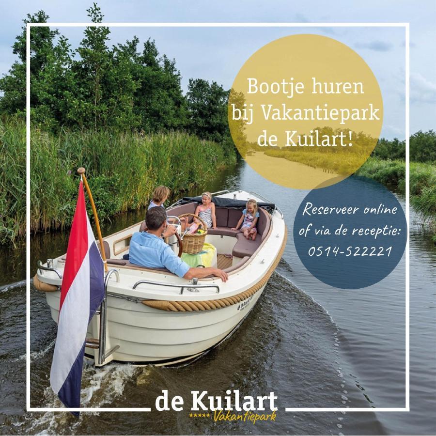 Stacaravan Op 5 Sterren Vakantiepark De Kuilart Friesland Aan Het Meer Met Zwembad 5P 237 Koudum Exteriér fotografie